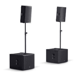 Speakerset Groot (2x 12" top / 2x 15" sub)