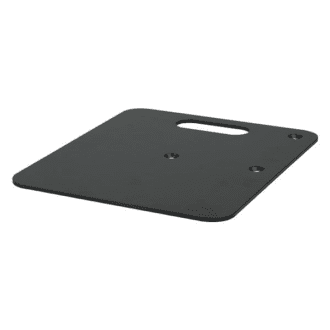 Pipe & Drape - Baseplate zwart 350x300 - 4 kg