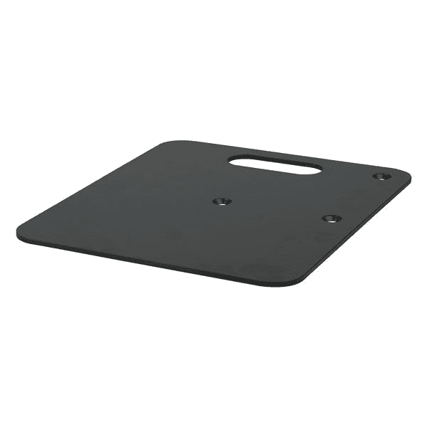 Pipe & Drape - Baseplate zwart 600x600 - 14 kg